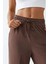 Kadın Soft Touch Geniş Paça Modal Pantolon Brown 4