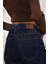 Kadın Straight Fit Jeans Koyu Mavi Denim 4