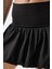 Kadın Balon Mini Etek Black 5