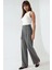 Kadın Şık Düz Paça Pantolon Grey 5