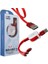 Powermaster PM-26345 3 In 1 Kırmızı Şarj Kablosu 1