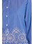 Kadın Slim Fit Dar Kesim Desenli Uzun Kollu Klasik Yaka Gömlek 3