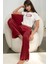 Kadın Baskı Detaylı Regular Fit Bisiklet Yakalı %100 Pamuklu Crop T-shirt Buz Mavisi 2