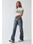 Kadın Straight Fit Denim Pantolon Kot 3