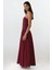 Kadın Straplez Maxi Elbise Red 3