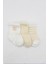 Soket Çorap Penye 3lü Little Love Girl Ekru Natural 2