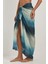 Kadın Desenli Maxi Pareo Blue 3
