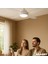 ekim aydınlatma CT-3000 Modern Tavan Vantilatörü Beyaz LED Işıklı ve Uzaktan Kumandalı LED Sessiz Motor Şık Tas 4