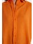 Kadın Slim Fit Dar Kesim Uzun Kollu Klasik Yaka Turuncu Gömlek 3