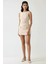 Kadın İçi Şortlu Cep Kapaklı Dar Mini Elbise Natural 5
