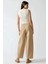 Kadın Yüksek Bel Balon Pantolon Natural 6