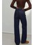 Kadın Straight Fit Jeans Koyu Mavi Denim 3