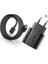 Yk Design 25WATT Type-C Siyah Şarj Seti Android ve iphone 15-16 Uyumlu YK-SR64 1