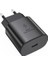 Yk Design 25WATT Type-C Siyah Şarj Seti Android ve iphone 15-16 Uyumlu YK-SR64 5