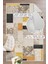 Dijital Baskılı Dekoratif Patchwork Kilim Kaymaz Taban Yıkanabilir Halı 1