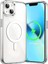 Apple Iphone 13 / 14 / 15 Promax Kılıf Kablosuz Şarj Magsafe Uyumlu Köşe Korumalı Şeffaf Kılıf 3