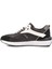 Siyah-Beyaz Hakiki Deri Erkek Sneaker 2Y1076-6285 M 2