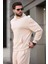 Bej Erkek Sweatshirt Eşofman Takımı E7401 3