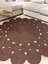 Papatya Hasır Jüt Çiçek Desenli Kilim Halı 3