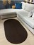 Galileo Oval Jüt Yuvarlak Hasır Görünümlü Klasik Halı Kilim 4