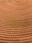Galileo Oval Jüt Yuvarlak Hasır Görünümlü Klasik Halı Kilim 4