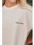 Kadın Kadın %100 Pamuk Bisiklet Yaka Oversize Beyaz Baskılı T-Shirt Çok Renkli 6