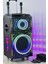 12"+1 Tweeter/equalizer Profosyonel Bluetooth Hoparlör 60000WATTS Speaker Çift Mikrofonlu Derin Bass 4