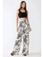 Kadın Geniş Paça Desenli Pantolon Çok Renkli 5