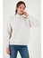 Regular Fit Dik Yaka Yarım Fermuarlı Sweat Bayan Sweat 001U4 3