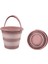 Katlanır Banyo 3'lü Set Pembe 5
