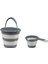 Katlanır Banyo 3'lü Set Gri 3