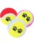 Buffer® 3lü Renkli Desenli Tenis Topu Kedi Köpek Oyuncağı 1