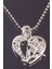 Zirkon Taşlı Çiçek Kalp Kolye 3