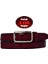 %100 Hakiki Deri, 3 cm Bordo Rugan Klasik Kadın Kemeri, Business, Iş Kadını, Kumaş, Takım KEMERI-R50 1