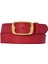 %100 Hakiki Deri, Gold Tokalı Kırmızı Kadın Kot, Spor Kemer 4 Cm=an-Byn-25 3