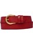 %100 Hakiki Deri, Gold Tokalı Kırmızı Kadın Kot Kemeri 4 Cm=an-Byn-70 3