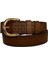 %100 Hakiki Deri, Gold Tokalı Kahverengi Kadın Kot Kemeri 4 Cm=an-Byn-26 1