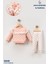 Kız Bebek Çocuk Heart Pattern Bolera Angel Takım 4