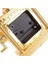 Vintage Telefon Masa Saati Nostaljik Dekoratif Çalar Masa Saat Pilli Gold ve Gümüş Renkleriyle 6