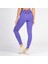 Lila Yüksek Bel Arka Cepli Toprlayıcı Kadın Spor Taytı 4