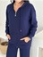 Kapüşonlu Fermuarlı Geniş Paça Modal Kumaş Eşofman Takım 3