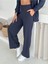 Kapüşonlu Fermuarlı Geniş Paça Modal Kumaş Eşofman Takım 4