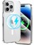 Iphone 13 Pro Max Uyumlu Sararmaz Sert Şeffaf Magsafe Özellikli Kılıf 3