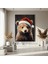 Sevimli Ayı Yavrusu Noel Şapkası Tablosu 4