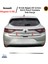 Renault Megane 4 Krom Bagaj Alt Çıtası 2015 Üzeri P. Çelik (Hb) 1