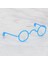 Loren Plastik Amigurumi Gözlük Koyu Mavi 1