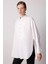 Gold Düğmeli Poplin Tunik 3
