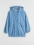 Kapüşonlu Oversize Kadın Jean Ceket (W5) 1