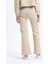 Kadın Yüksek Bel Yarık Jogger Pantolon Natural 2