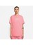Sportswear Pamuklu Bol Kesim Kadın Pembe T-Shirt - (FB8203-611) 3